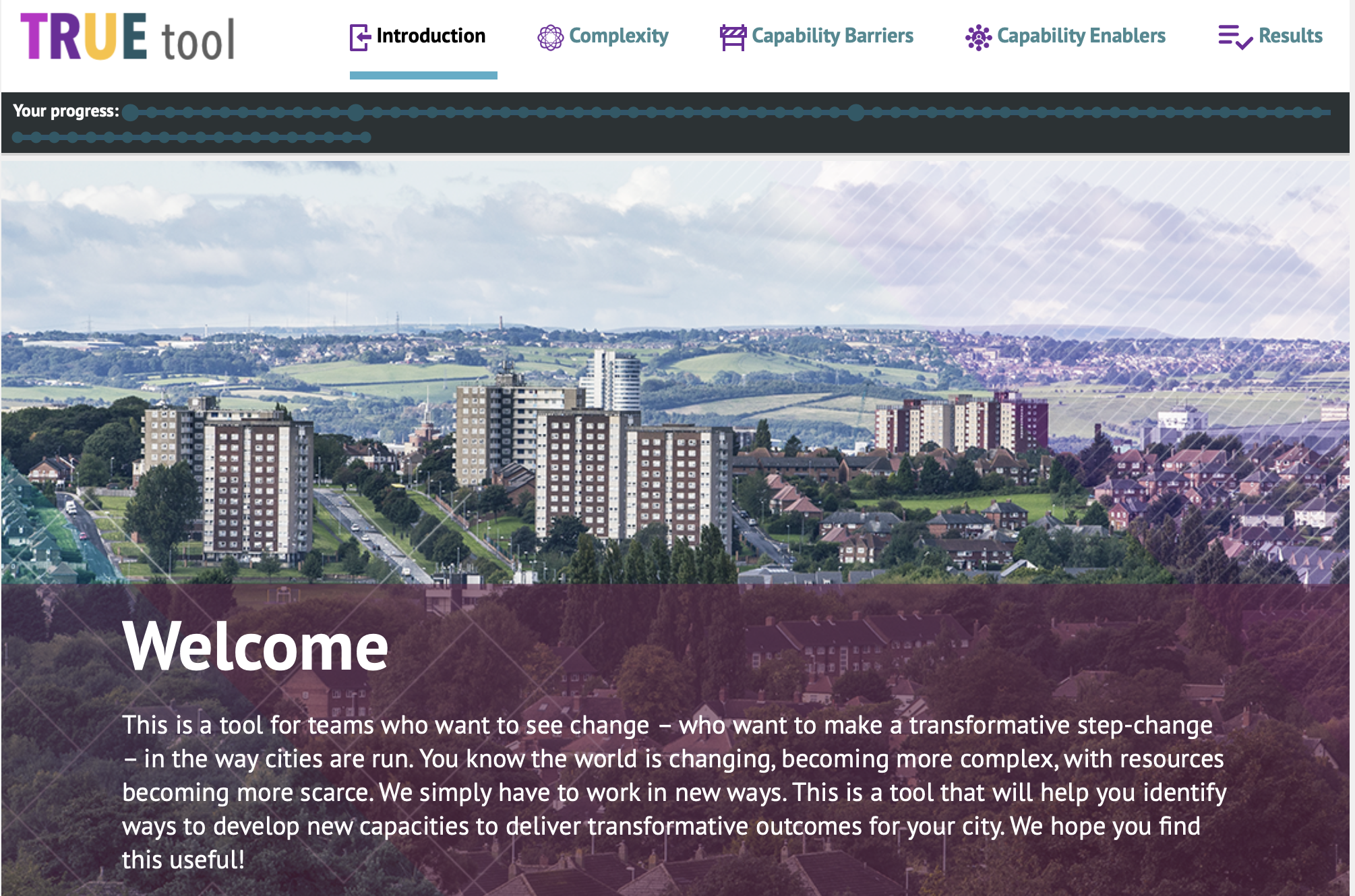 Transformational Routemapping for Urban Environments (TRUE)